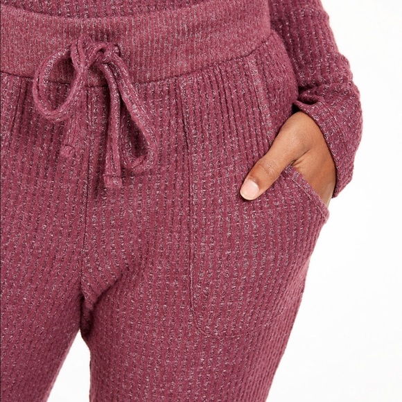 Hippie Rose Juniors Cozy Waffle Jogger 